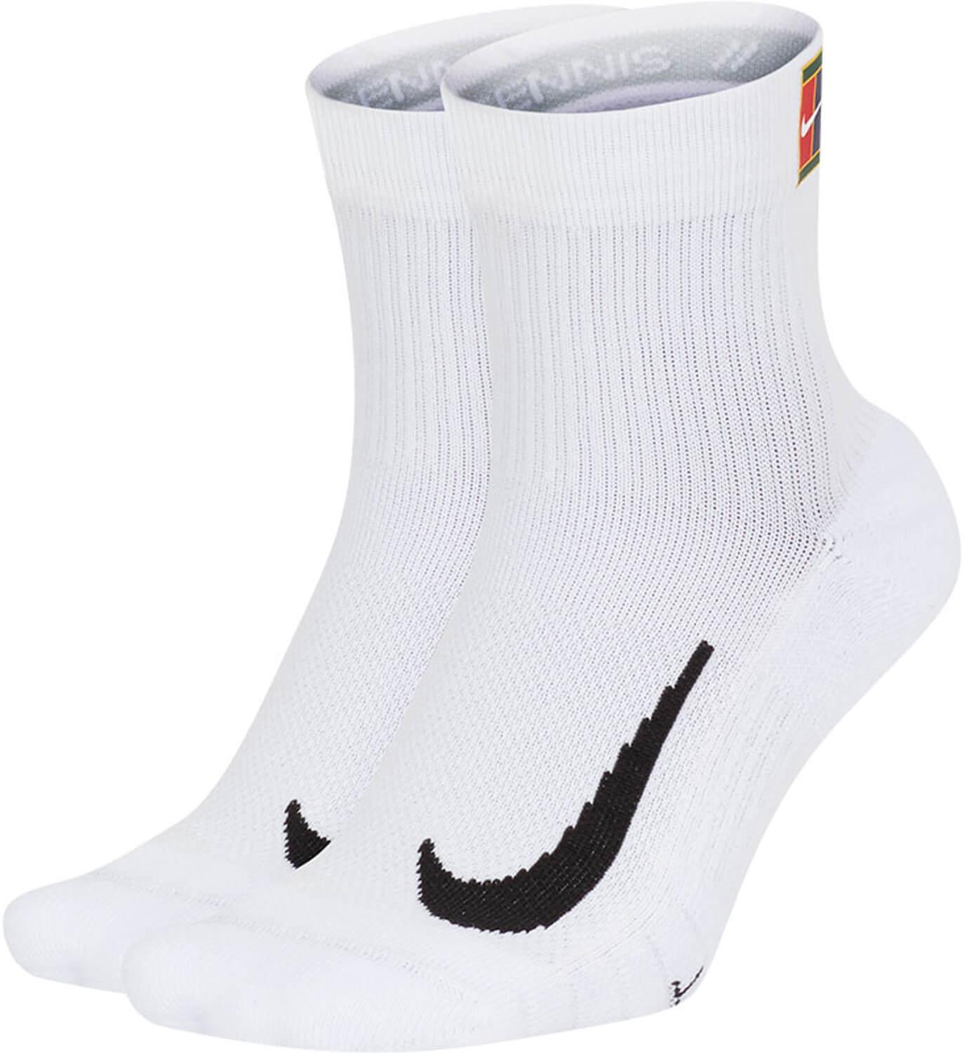 Набор носков Nike Court Multiplier Max Quarter Crew Sock (2 Pairs) White