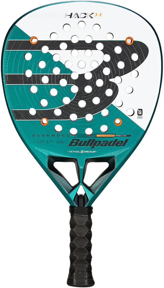 Ракетка для падел-тенниса Bullpadel HACK 04 25 Flash White/Green Forest