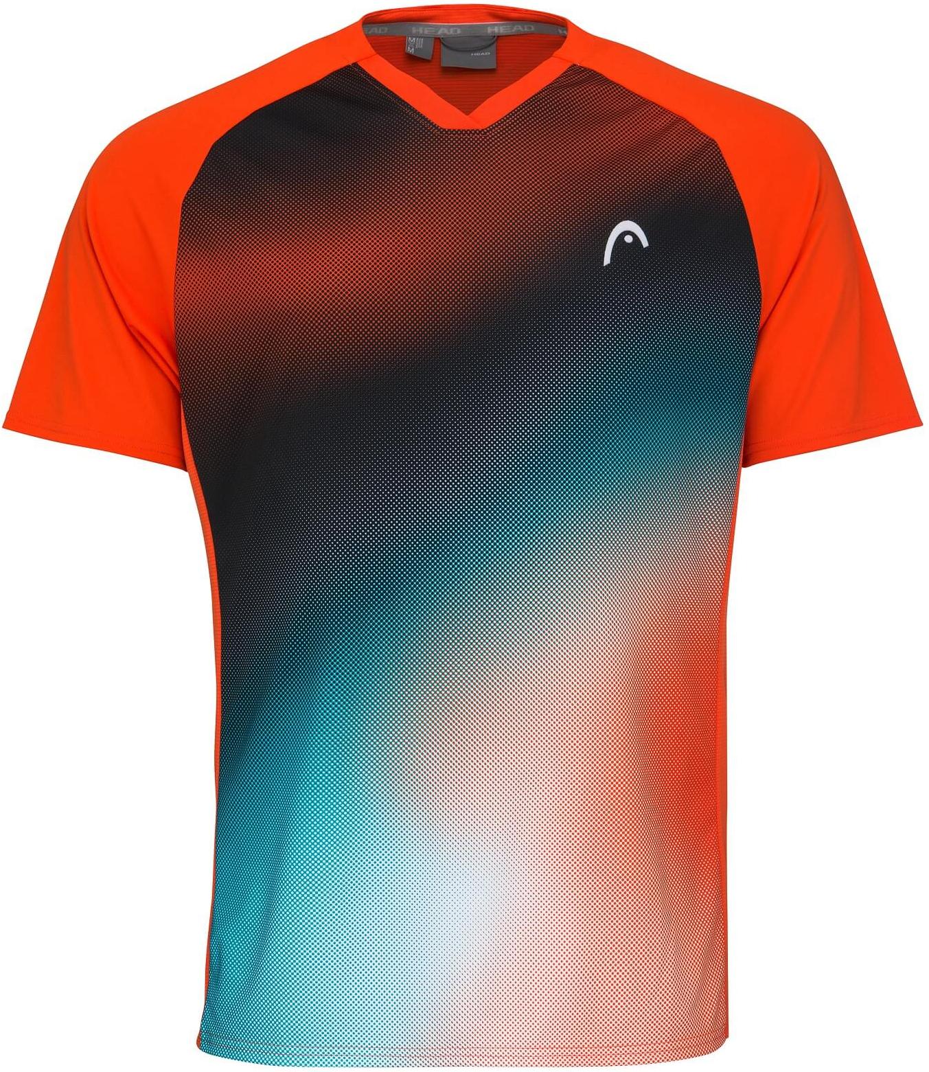 для мальчиков Head TOPSPIN Tangerine/Print Vision  816062-TGXV  su22