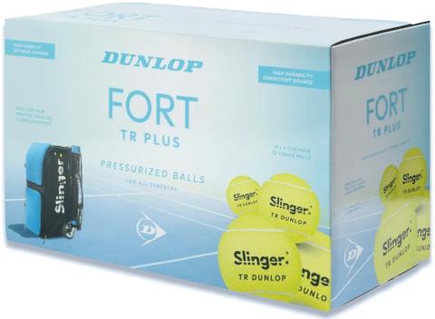 Мячи теннисные Dunlop Fort TR PLUS (4Х18) 72 мяча в коробке