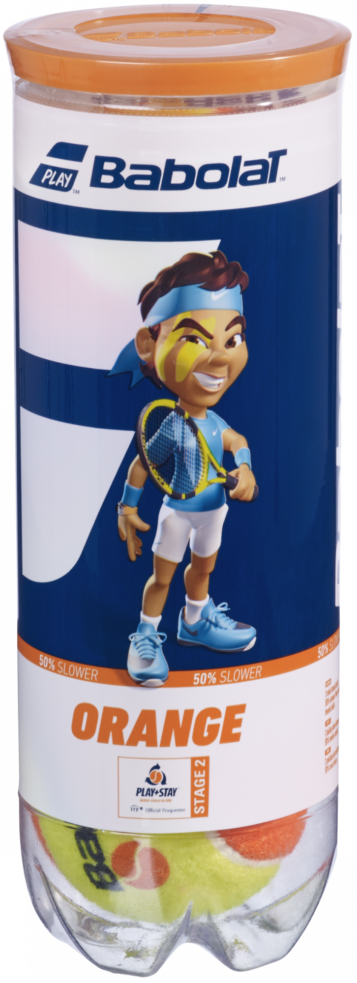 Мячи теннисные детские Babolat Orange 3 мяча