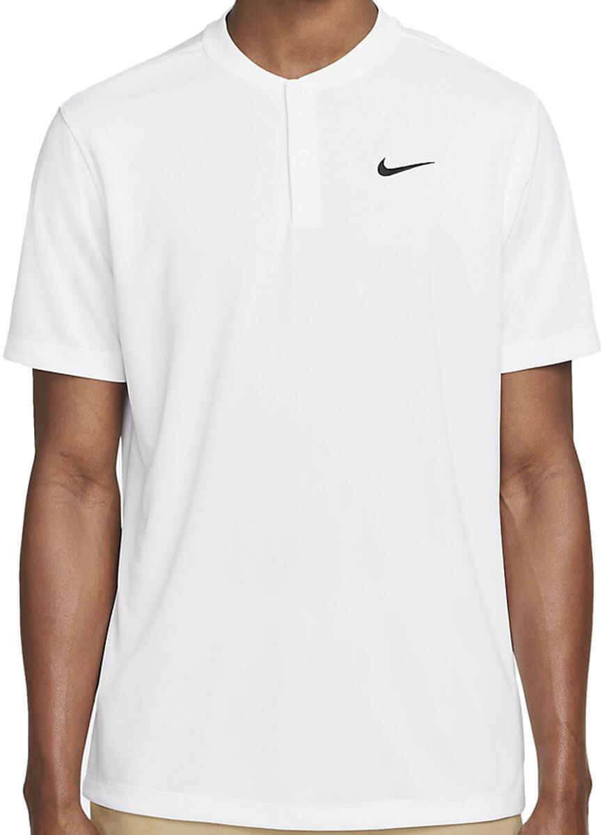 Поло мужское Nike Dri-Fit Blade Solid Polo White/Black