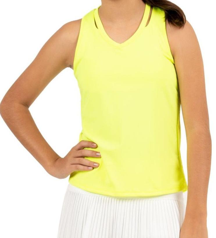 Майка для девочек Lucky in Love Entwine Racerback Neon Yellow  T201-710  su19