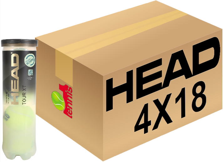 Мячи теннисные Head Tour XT (4X18) 72 мяча в коробке