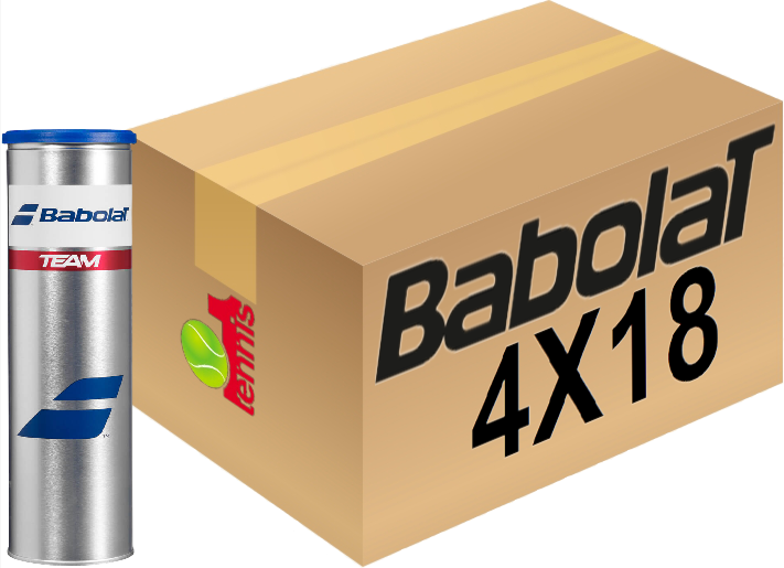 Мячи теннисные Babolat Team (4X18) 72 мяча в коробке