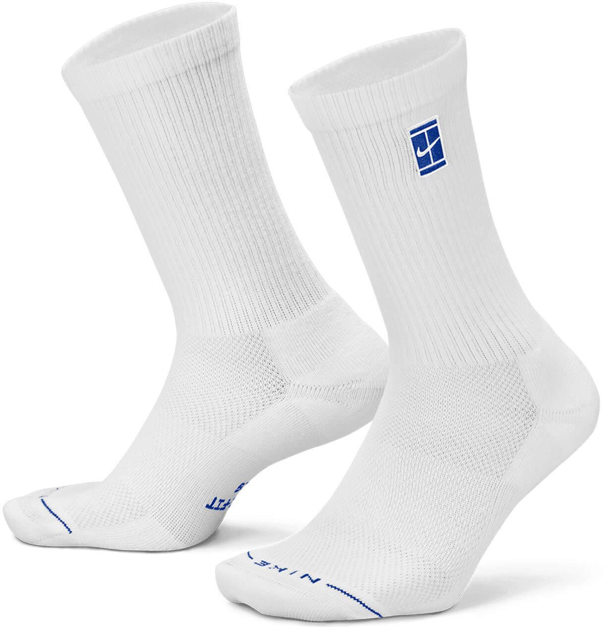 Набор носков Nike Court Everyday Elevated 3 пары White/Blue/Green
