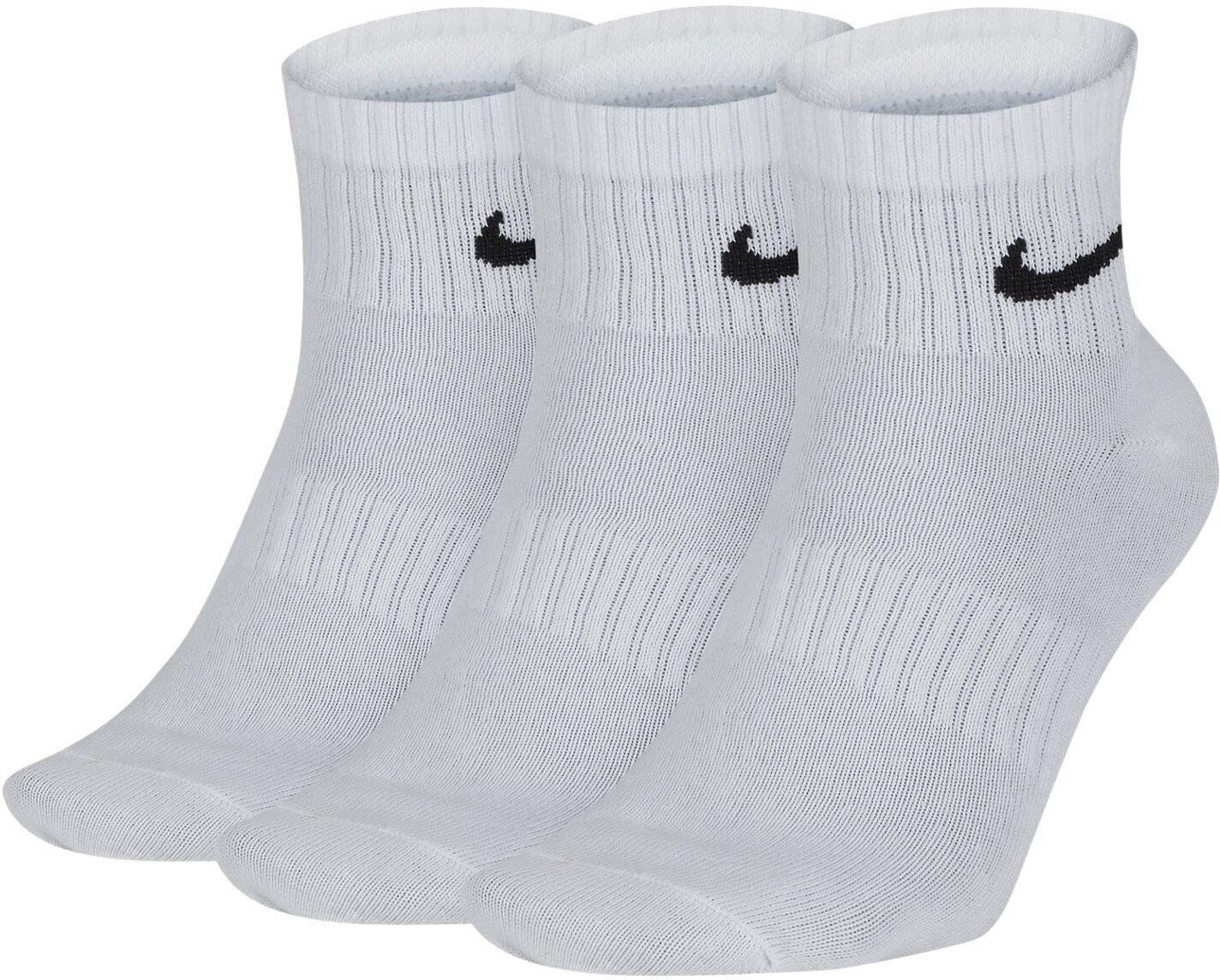 Nike Everyday Lightweight Ankle (3 Pairs) White  SX7677-100