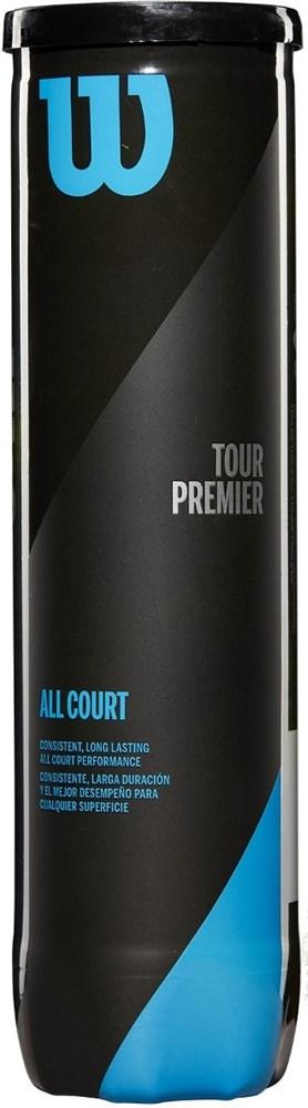 Мячи теннисные Wilson Tour Premier All Court 4 Balls