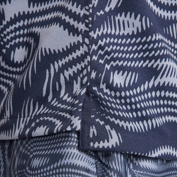 Поло мужское Nike Dri-Fit Heritage Printed Grey/Navy