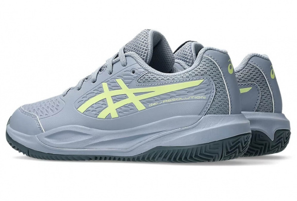 Кроссовки детские Asics Gel-Resolution X Clay GS Grey Blue/Pistachio
