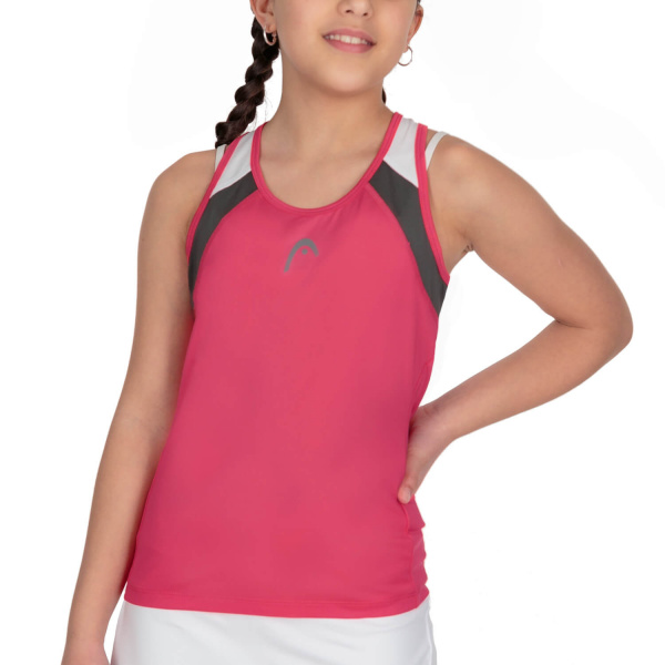 Топ для девочек Head CLUB 22 Tank Top Magenta