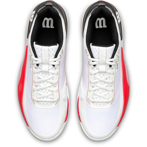 Кроссовки мужские Wilson Rush Tour 5 Clay White/Black/Infrared