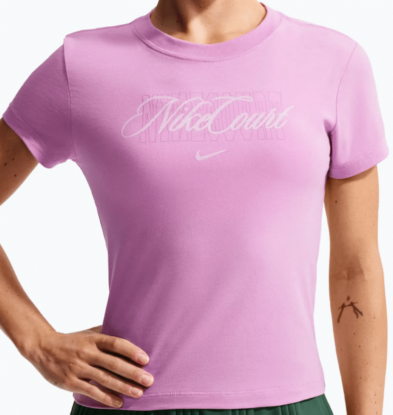 Футболка женская Nike Court T-Shirt Light Magenta/Pink Foam