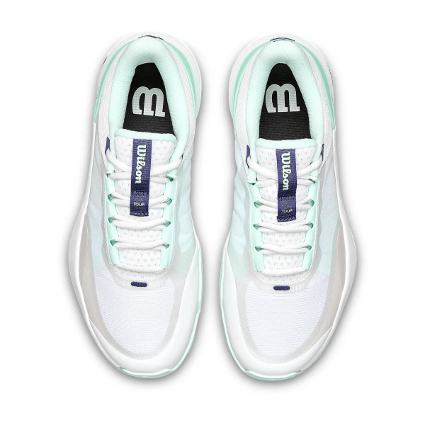 Кроссовки женские Wilson Intrigue Tour Clay White/Bay/Skipper Blue