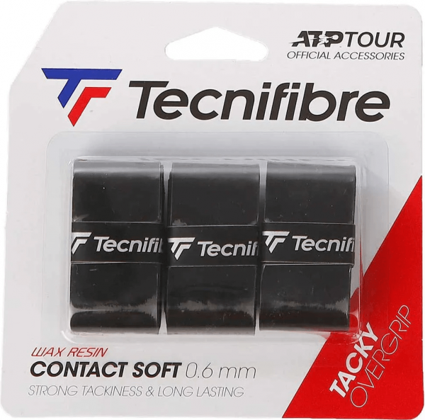 Овергрип Tecnifibre CONTACT SOFT X3 Black