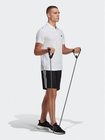Поло мужское Adidas Train Essentials White/Black