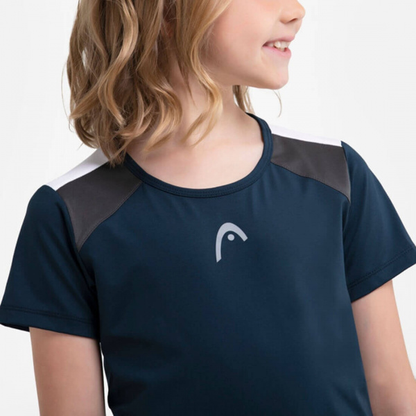 Футболка для девочек Head CLUB Tech T-Shirt Navy