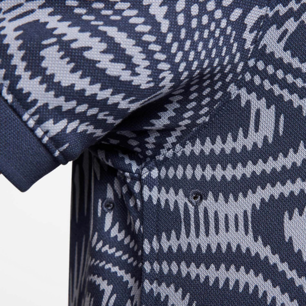 Поло мужское Nike Dri-Fit Heritage Printed Grey/Navy