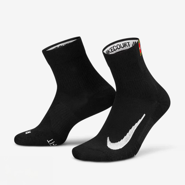 Набор носков Nike Court Multiplier Max Quarter Crew (2 Pairs) Black