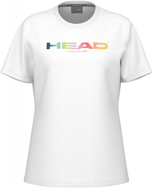 Футболка женская Head RAINBOW White