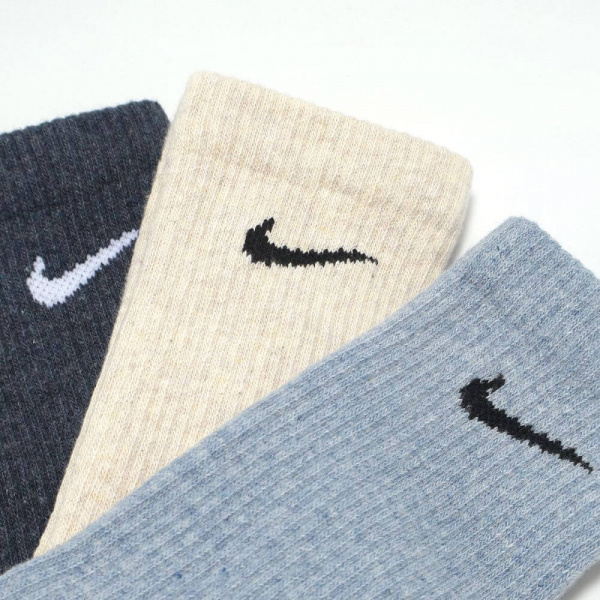 Носки Nike Everyday Plus (3 пары) Dark Grey/Blue/Beige