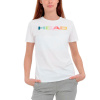 Футболка женская Head RAINBOW White