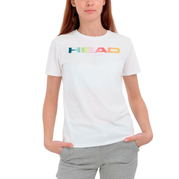 Футболка женская Head RAINBOW White