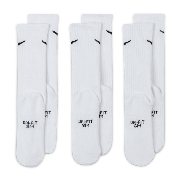 Носки Nike Everyday Crew Socks Junior (3 пары) White/Black
