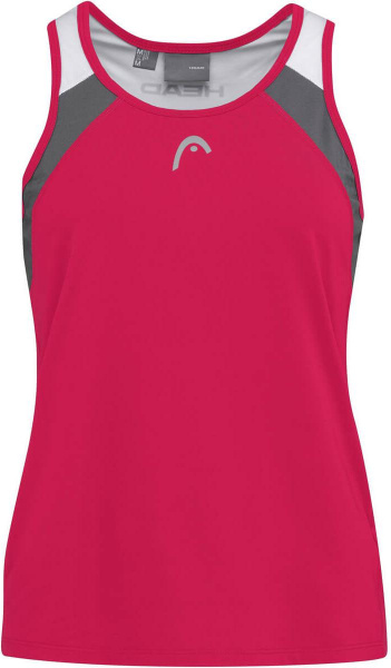 Топ для девочек Head CLUB 22 Tank Top Magenta