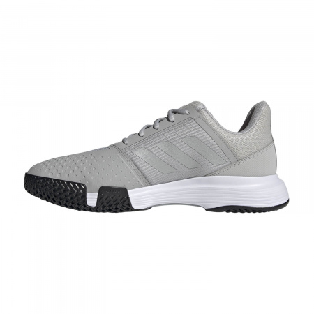 Кроссовки мужские Adidas Courtjam Bounce Grey Two/Silver Metallic/Core Black
