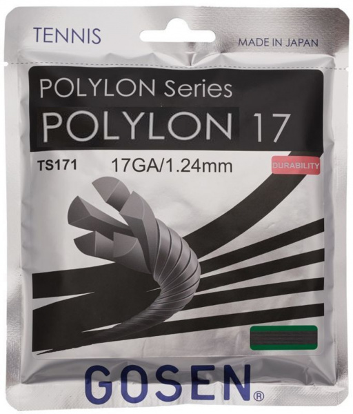 Струна теннисная Gosen Polylon COMFORT 17 Black 1.24 (12,2 метров)