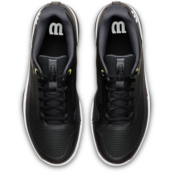 Кроссовки мужские Wilson Rush Lite 5 Clay Black/White/Safety Yellow