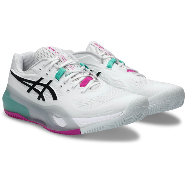 Кроссовки мужские Asics Gel-Resolution X Clay White/Aurora Green