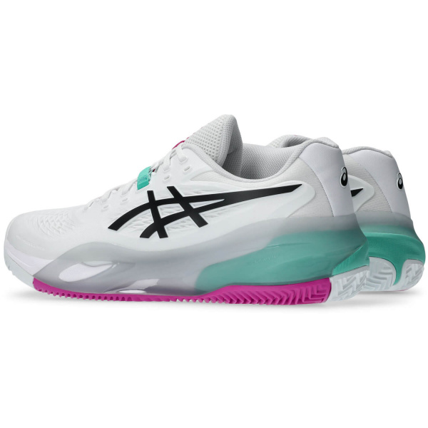 Кроссовки мужские Asics Gel-Resolution X Clay White/Aurora Green