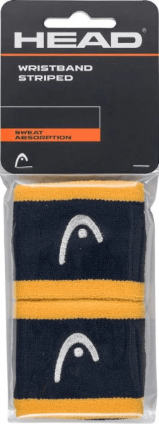 Напульсники Head 2.5” STRIPED Navy/Banana