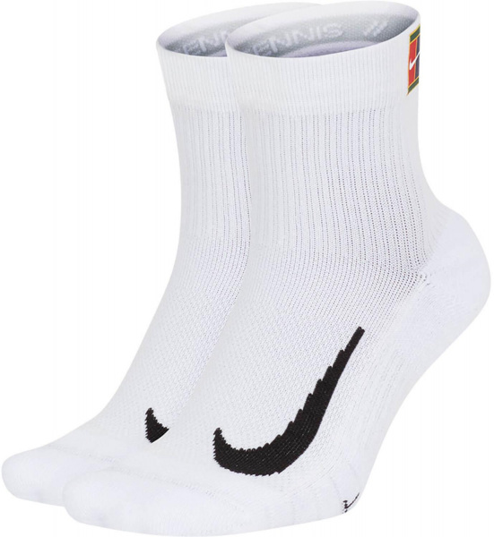 Набор носков Nike Court Multiplier Max Quarter Crew Sock (2 Pairs) White