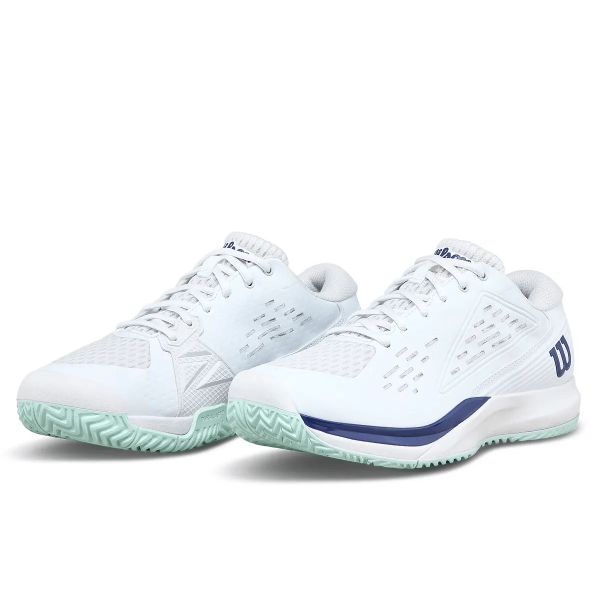 Кроссовки детские Wilson Rush Pro Ace JR White/Bay/Skipper Blue