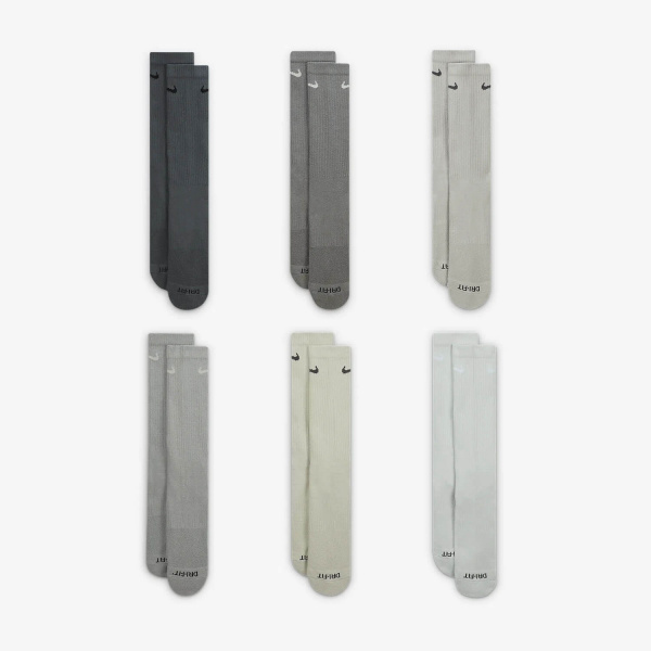 Носки Nike Everyday Plus (6 пар) Multi Grey