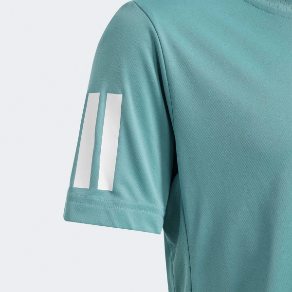 Футболка для мальчиков Adidas Club 3 Stripes Logo Powder Teal