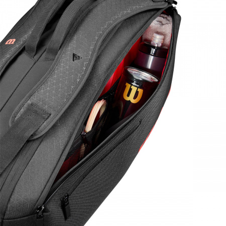 Сумка Wilson CLASH V3 6PK Black/Infrared