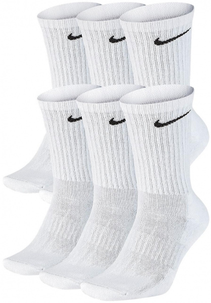 Носки Nike Everyday Cushion Crew (6 Pairs) White  SX7666-100
