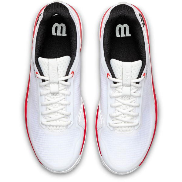 Кроссовки мужские Wilson Rush Lite 5 Clay White/Black/Infrared