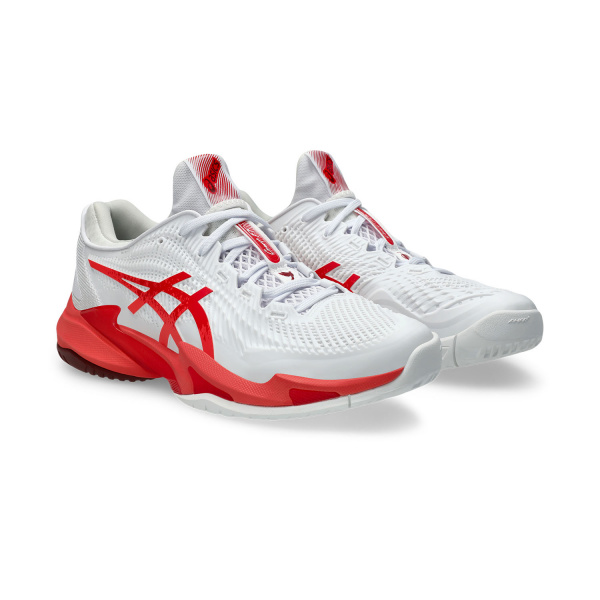 Кроссовки мужские Asics Court FF 3 Novak  White/Electric Red