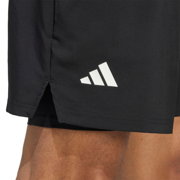 Шорты мужские Adidas Club Climacool 2 in 1 7in Shorts Black