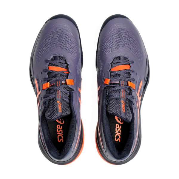 Кроссовки мужские Asics Gel-Resolution X Greyish Purple/Nova Orange