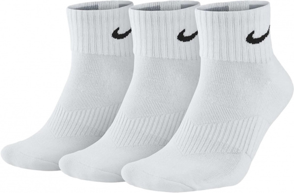 Носки Nike Value Cotton Quarter (3 Pairs) White  SX4926-101