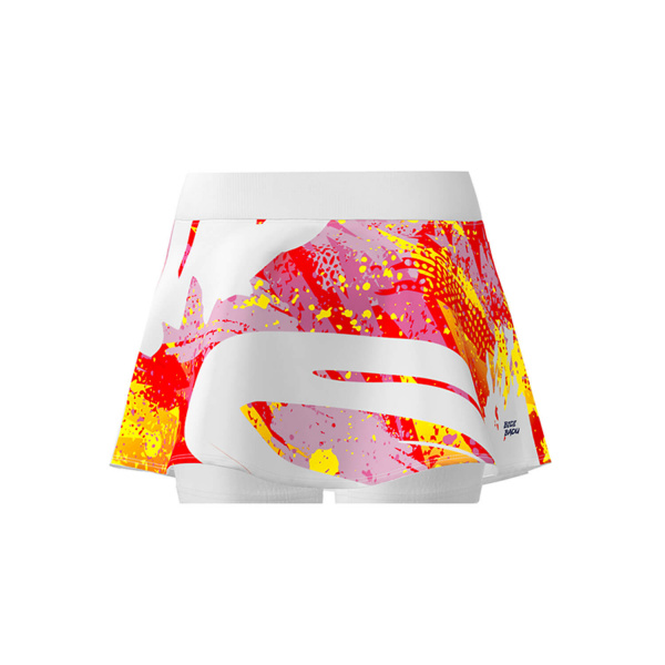 Юбка женская Bidi Badu Wild Arts Printed Wavy Skort White/Mixed  W1390005-WHMX