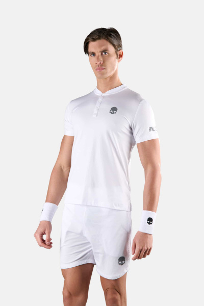 Поло мужское Hydrogen Tech Serafino White  TC0005-001