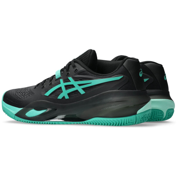 Кроссовки мужские Asics Gel-Resolution X Clay Black/Aurora Green